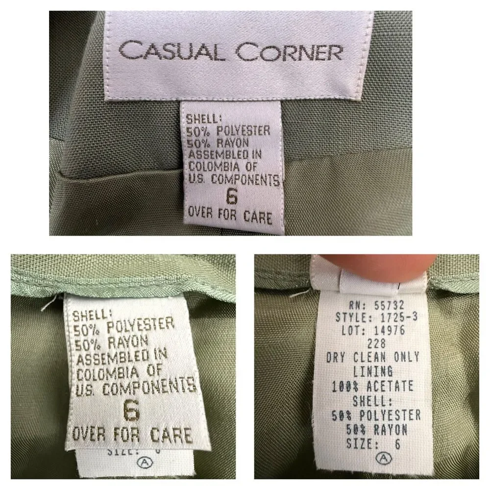 Vintage 90s Sage Green Power Suit Set | High Waisted Trousers Shawl Collar